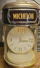 Vintage Michelob Beer Rotating Clock Sign Anheuser Busch 