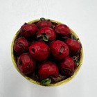 Jim Shore Heartwood Creek Apple Basket Hinged Trinket Box 2006 Enesco Folk Art