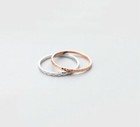 925 Sterling Silver Bling Thin Dainty Band Knuckle Midi Above Ring A3226