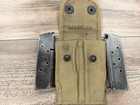 1911 Us Ww1 Army Canvas  45 Mag Pouch And 2 Colt Two Tone Pinned Magazines 526