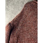 Banana Republic Marled Rust Orange Chunky Knit Crewneck Sweater Pullover Womens