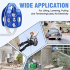 Heavy-duty Double Block And Tackle Pulley System  100ft Rope  7700 Lb Strength