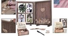 Rustic Wedding Guest Book Alternative   Acrylic Frame 80 Hearts   Unique Rece   