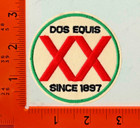 Dos Equis Beer Patch Iron-on Sew-on Vintage Mexican Brewery Heritage Applique