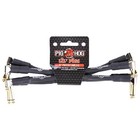 Pig Hog Lil  Pigs Right Angle 1 4  Patch Cables  6   4 Pack 