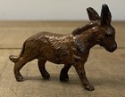 Vintage Metal Donkey mule burro Figurine