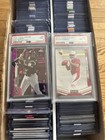 Huge 2 Row Sports Card Collection Auto Hof  Prizm Patch Rc   More Lot