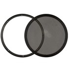 2 Goldwood Sound Sg-m12 Steel Mesh Snap On Woofer Grills For 12  Speakers