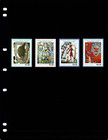  10 50 Scott Value - 2010 Papua New Guinea Paintings Native Art Cv Mnh Nh Umm