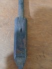 Antique Vintage Metal Head Soldering Iron With Wooden Handle  Used