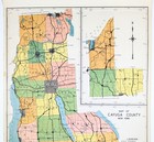 1941  Cayuga  County New York Map Original  20x16  Auburn Montville Weedsport