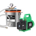Robust 4 5 Cfm Vacuum Pump And 3 Gallon Degassing Chamber For Flawless Results