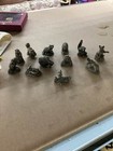 Franklin Mint Pewter Animal Figurines Lot 12 Woodland Jane Lunger B3 Bv