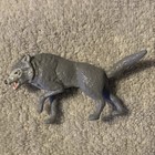 Gi Joe Snake Eyes Timber Gray Wolf Plastic Figurine Miniature