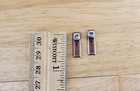 Dollhouse Miniature Doorknobs Handles Bronze With Crystal Knobs Metal 1 12 Scale