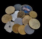 Vintage Token Coin Lot Mixed Themes And Sizes Religious  Inspirational