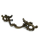 Vintage Keeler Brass Co  French Provincial Solid Brass Drawer Pull 7    Length
