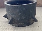 Antique Spanish 17th Century Bronze Mortar   Pestle Hispano Moresque Moorish