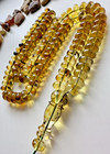 Big Natural Baltic Amber 56g  Islamic Prayer Rosary Tablet 99 Beads Tasbih