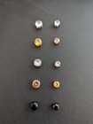 Magnetic Stud Earrings Stainless Steel Women Men 6 8mm Non-piercing Clip On