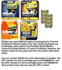 Gillette Fusion Proshield Razor Blade Refill Cartridge Fit Flexball Power Shaver