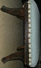 Antique Victorian Stool Eastlake Wood With Faux Rosewood footstool Needs Cover 