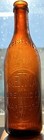 Pre-prohibition Aetna Brewing Co Beer Bottle Hartford Connecticut Amber Glass