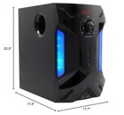 Hts56 1000w 5 1 Channel Home Theater System With 8  Subwoofer  Bluetooth  Usb  I