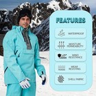  new  Ski   Snow Suit   Unisex   Insulated   Waterproof   White   Small