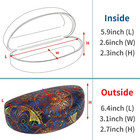Hard Shell Sunglasses Case Protective Eyeglass Holder For Extra Large Frames Bag