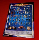 Poster Doctor Who 5  Action Figures The Story So Far Checklist Great Condition
