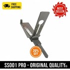 2-in-1 Ss001 Key Decoder   Hook Tool     Precision Stainless Steel Key-picking Mat