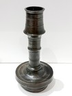 Fine Antique Ottoman Empire Islamic Bronze Copper Alloy Candlestick 17th Century