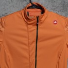 Castrelli Cycling Jacket Mens Large Orange Transition Gore-tex Infinium Full Zip