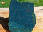 Tcr Bloodstone Jasper  rough Slab 154g   colorful  Natural Dotted Patterns   India