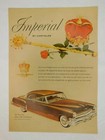 Chrysler Imperial Motor Classic Car Man Cave Vintage Advertisement Magazine Page