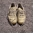 Adidas Samba Beige Leather Low Top Athletic Sneakers Rubber Sole