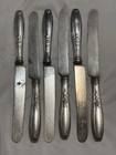6 Vintage 1847 Rogers Bros-ambassador-silver-plated Dinner Knives