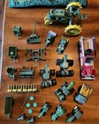 Vtg John Deere Ertl Toy Tractor   Farm Equipment Collection Lot   Fire Truck