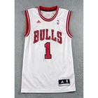 Adidas Chicago Bulls Derrick Rose 1 Jersey Men Xs White Basketball Nba Official