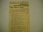 Elvis Presley  12 In Stores  6 With Jockeys Original 1955 Rare C w Promo Chart
