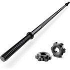 55  Weight Lifting Bar Heavy Duty Barbell 480lb Capacity Gym Home Workout Black