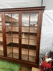 Wow Vintage 4 Door Cabinet Display Case 6 Shelves Courthouse Fixture Ma 100   l 71