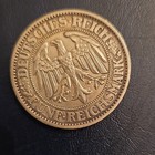 1932 Germany Weimar Republic 5 Reichsmark Oak Tree Coin Uncertified Bn