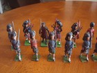 Lot Of 5 Metal Soldiers And 15 Unbranded Metal Soldiers