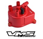 Vms Racing Red Oe Style Distributor Cap Cover For 92-01 Honda Prelude H22 H23