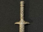 Antique Dirk Dagger Knife -19th Century European -old -sterling Silver