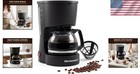 Modern 4-cup Coffee Maker With Semi-transparent Water Reservoir   Glass Carafe