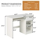 Computer Desk Home Office Workstation Study Laptop Table W keyboard Tray Drawer