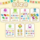 Tazimi 100 Pcs Party Favors Toy Assortment Goodie Bags For Carnival Prizes Sc   